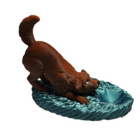 FlexiMech Golden Retriever Dog Guardian D&D Dungeons & Dragons 3d Printed Dice Holder