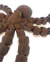 Flexi-Mech Octopus Large 11" Kraken Articulated 3d Printed Fidget Toy

