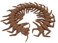 Exclusive3D Diamondback Centipede 17" Articulated 3d Printed Insect Toy
