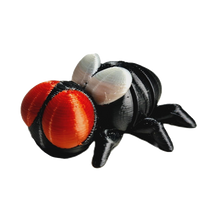 Fleximech Mini Mutations The Fly Mini 1.75" Articulated 3d Printed Scary Fly Insect Fidget Toy