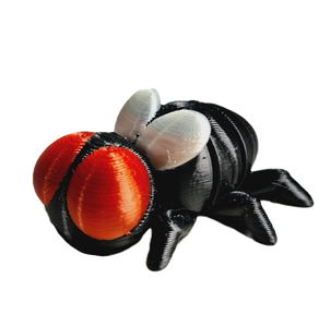 Fleximech Mini Mutations The Fly Mini 1.75" Articulated 3d Printed Scary Fly Insect Fidget Toy