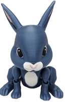 Exclusive 3d Cute Dwarf  Rabbit Articulated 3d Printed 4.5" Baby Bunny Fidget Toy
