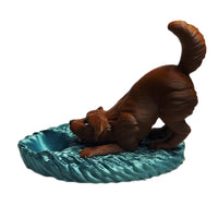 FlexiMech Golden Retriever Dog Guardian D&D Dungeons & Dragons 3d Printed Dice Holder
