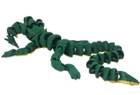 FlexiMech Hydra 3 Headed  Dragon 14.5" Long Flexible Fully Articulated 3d Printed Fidget Toy
