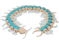 Exclusive3d Florida Blue Centipede Fully Articulated 17" Insect Fidget Toy
