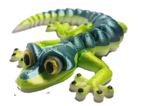 Fleximech Gecko Lizard Flexible Fully Articulated 3d Printed Fidget Toy Choose Your Color
