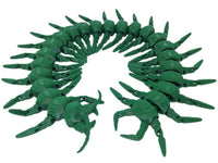 Exclusive3D Diamondback Centipede 17" Articulated 3d Printed Insect Toy
