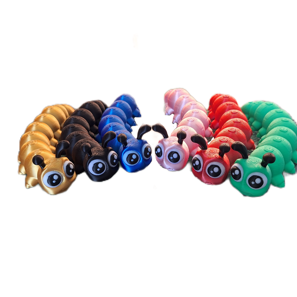 FlexiMech Caterpillar Cute Cartoon Articulated 6