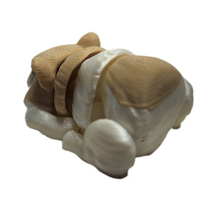 Flexibabies Cute Mini Baby Hamster Articulated 3d Printed 3.5" pet Fidget Toy