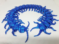 Exclusive3D Diamondback Centipede 17" Articulated 3d Printed Insect Toy
