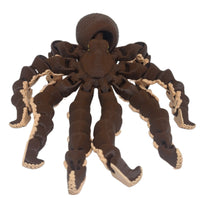 Flexi-Mech Octopus Large 11" Kraken Articulated 3d Printed Fidget Toy
