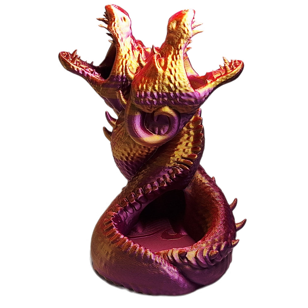 FlexiMech Dueling Dragons Dice Tower D&D Dunngeons & Dragons 3d Printed Dice Roller Choose Color