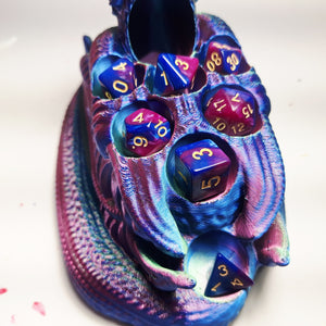 FlexiMech Massive Dragon Dice Tower D&D Dunngeons & Dragons 3d Printed Dice Roller & Holder Choose Color