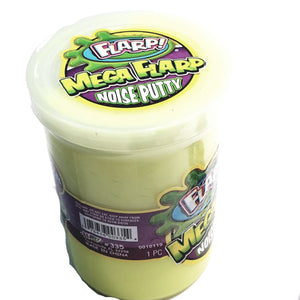 Mega FLARP Lemonade Yellow Large 1LB Noise Putty Make 6 Awful Fart Sounds Gag Largest Container Of Goop