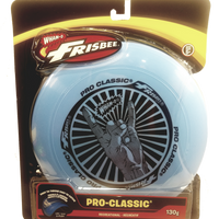Wham-O Powder Blue  Pro Classic Frisbee Rock On  Graphics 130g 10" Durable Round Frisbee Flying Toy
