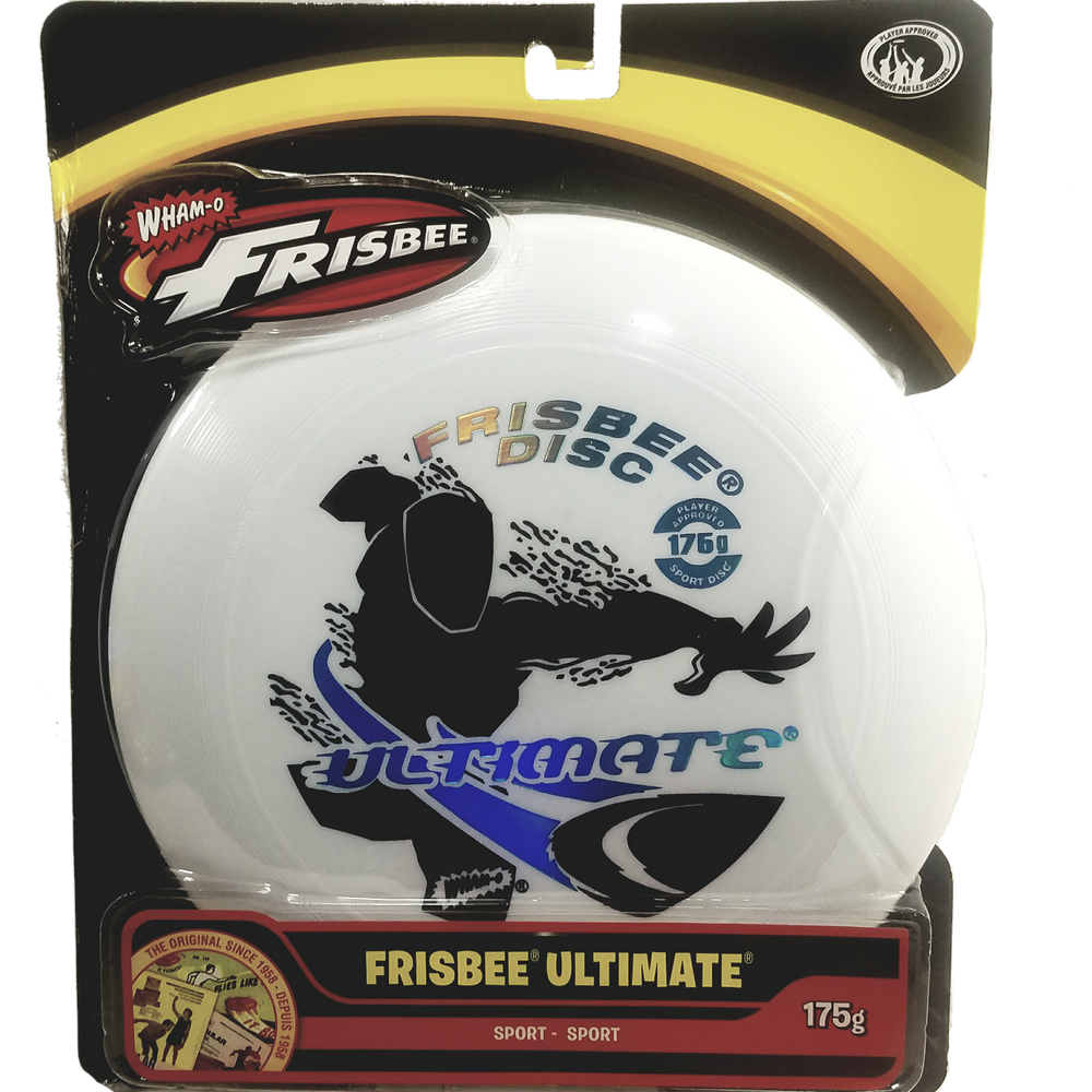 Wham-O White Ultimate Frisbee Throw Graphics 175g 10.75