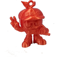 Urban Froot The Bigg Apple 4" Action Figure Shiny Red Cartoon Character