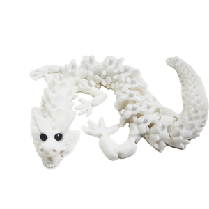 Flexi-Mech Dymond Eyez Royal Elite Dragon Fully Articulated  3d Printed Fidget Toy  Bling Choose Color