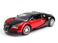 MZ Bugatti Veyron 16.4 Grand Sport Remote Control Red & Black 1/24 Scale R/C Fully Functional 27MHZ R/C Vehicle
