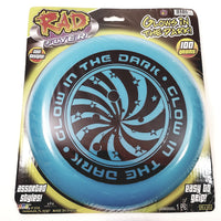 Rad Flyer Glow In The Dark Blue Frisbee With Graphics Flying Disc Toy
