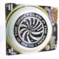 Rad Flyer Glow In The Dark White Frisbee With Graphics Flying Disc Toy