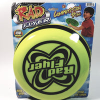 Rad Flyer Yellow Competition Disc 180 Grams Words On Frisbee With Official Si...