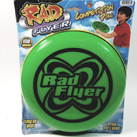 Rad Flyer Green Competition Disc 180 Grams Words On Frisbee With Official Siz...