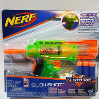 Nerf N-STRIKE GLOWSHOT Light up Glow In The Dark Dart Blaster (3) Darts