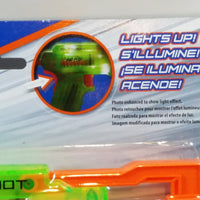 Nerf N-STRIKE GLOWSHOT Light up Glow In The Dark Dart Blaster (3) Darts
