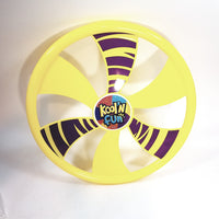 Kool N Fun Fly Wheel 9" Round Yellow Frisbee Flying Disc Toy
