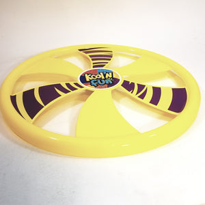Kool N Fun Fly Wheel 9" Round Yellow Frisbee Flying Disc Toy