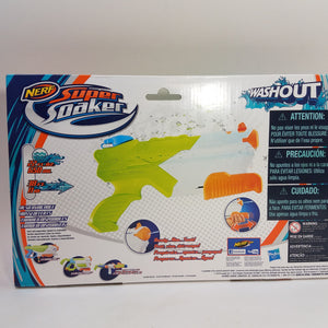 Nerf Super Soaker Wash Out Powerful Stream Water Gun Blaster