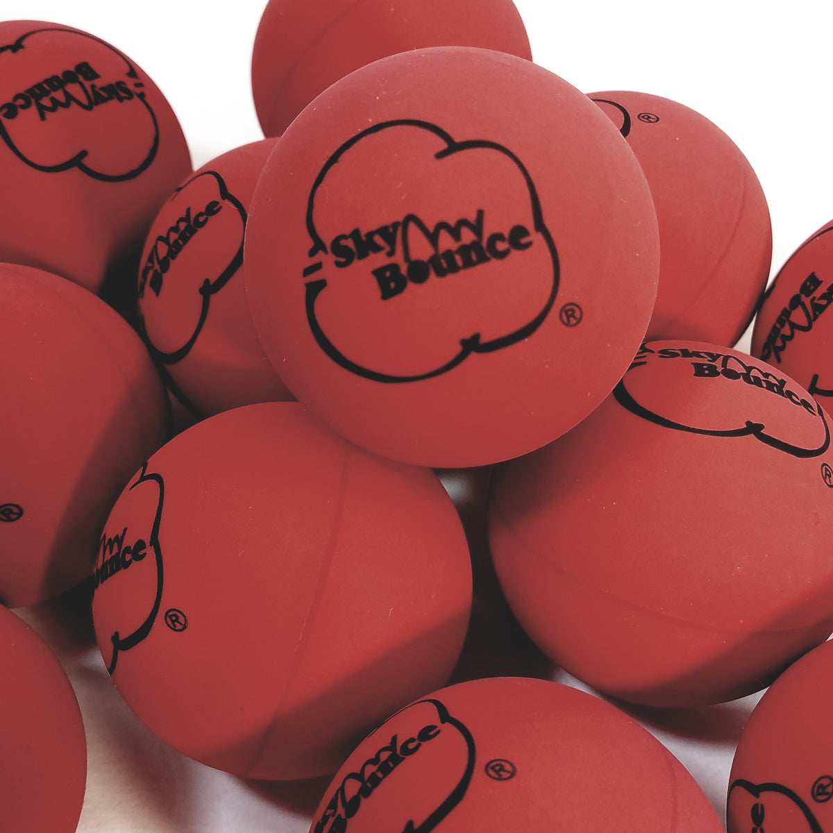 Handball Rackets SKY BOUNCE Red Handball/Racquetball Set Of 12 (1 Dozen) Racket Ball ...