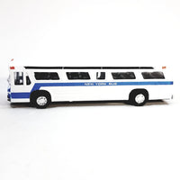SF Toys Classic New York City Central Station White Passenger Bus 6"Diecast Commercia...