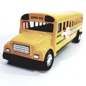SF Toys Classic Yellow Public City School Bus 5" Diecast Commercial Passengr Vehicle