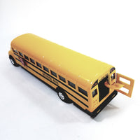 SF Toys Classic Large  Yellow Public City School Bus 8.5" Diecast Commercial Passenger Vehicle