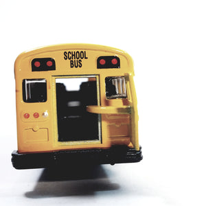 SF Toys Classic Yellow Public City School Bus 6.5" Diecast Commercial Passenger Vehicle