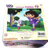 Nickelodeon Lenticular Dora The Explorer 24 Picee 12X9 Puzzle Collectors Item