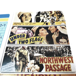 Model Power HO Scale Movie Poster Billboards Set Of 8 1940-1960 Classic Billboards