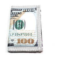 Benjamin Franklin ($100) One Hundred Dollar Bill (3)Tri-Fold Wallet
