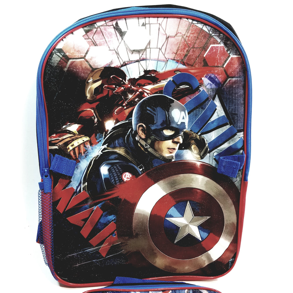 New Captain America Civil War Blue & Black Large 16