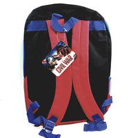 New Captain America Civil War Blue & Black Large 16" School Bag/Knapsack/Backpack
