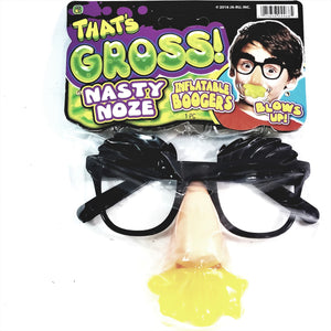 Thats Gross Glasses With Green Slimey Looking Nasty Nose Inflatable Snot Boogers