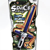 SPACE FORCE Light Blade Large Flashing Blue Light Saber 10.5" Length Sword/Saber
