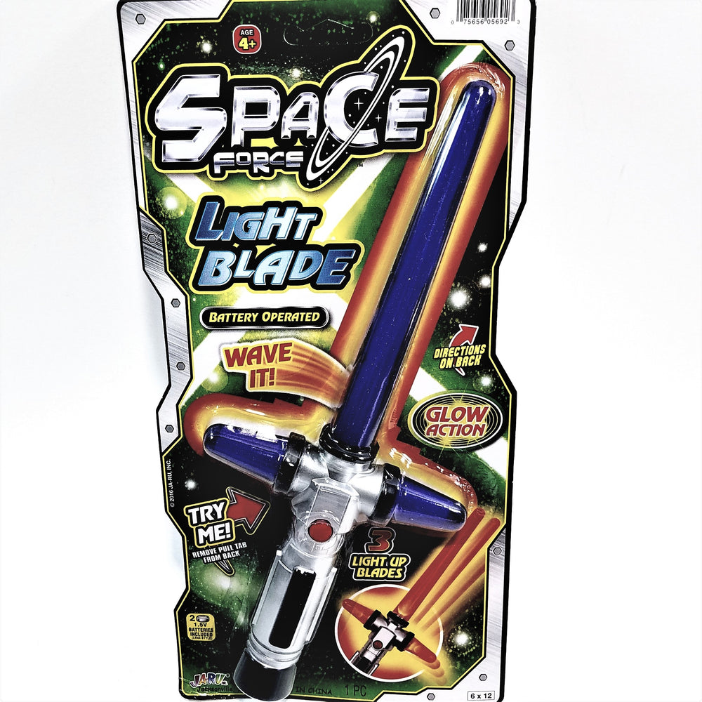 SPACE FORCE Light Blade Large Flashing Blue Light Saber 10.5