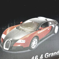 MZ Bugatti Veyron 16.4 Grand Sport Remote Control Red & Black 1/24 Scale R/C Fully Functional 27MHZ R/C Vehicle
