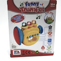 My First Funny Trumpet 5 Buttons With 4 Musical Style Sounds & Lights Plastic Toddler/Baby Toy