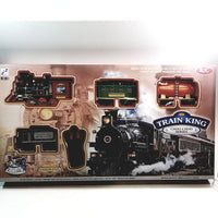 Train King CHOO CHOO Series (1) Locomotive (3) Car Light-Sound & Real Smoke R/C 30" X 40" Train Set