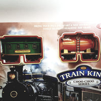 Train King CHOO CHOO Series (1) Locomotive (3) Car Light-Sound & Real Smoke R/C 30" X 40" Train Set
