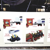 Train King CHOO CHOO Series (1) Locomotive (3) Car Light-Sound & Real Smoke R/C 30" X 40" Train Set